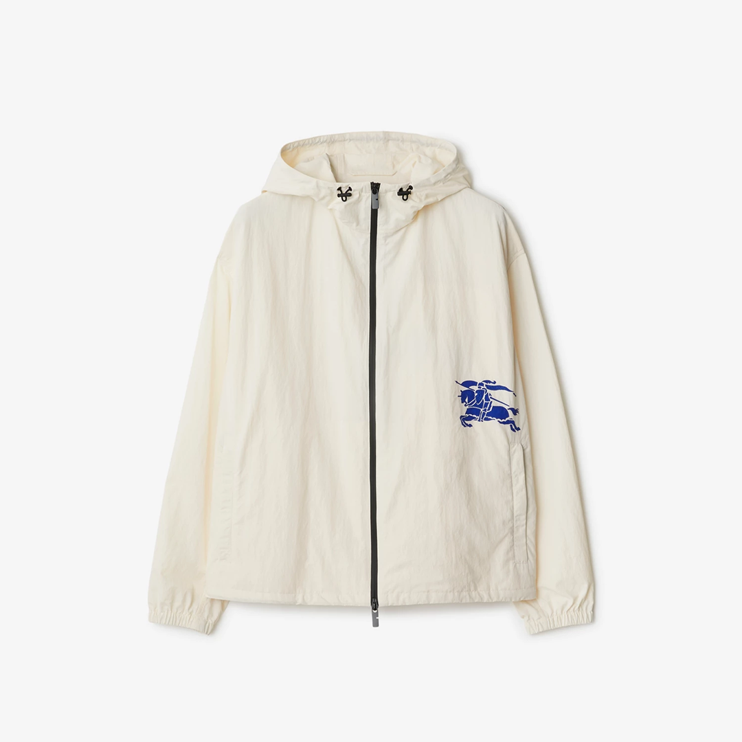 레인 컬러의 버버리 나일론 재킷